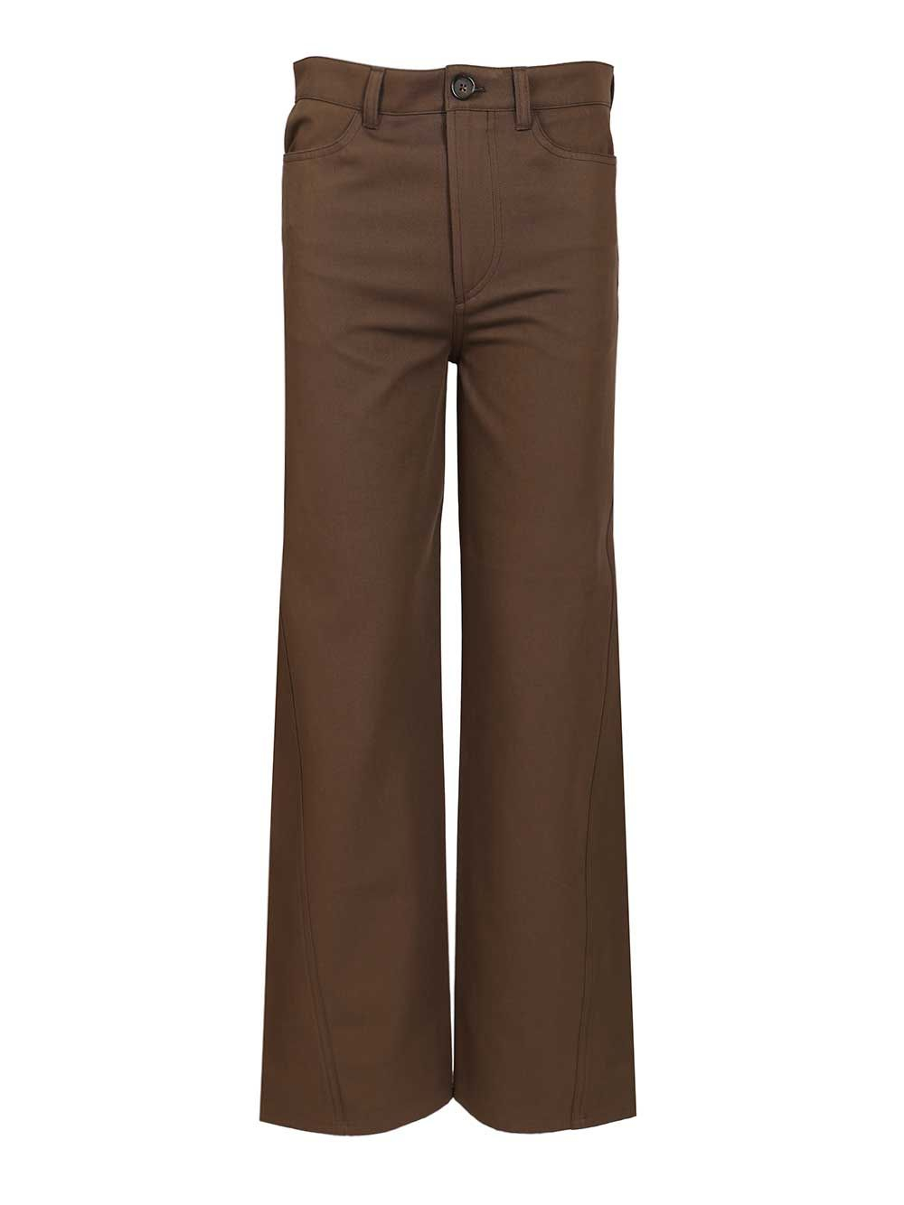 [TOTEME] Trousers FW25 254-WRB0301-FB0478273