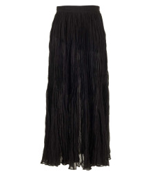 [TOTEME] Long skirt FW24 243-WRB0197-FB0200BLACK 001