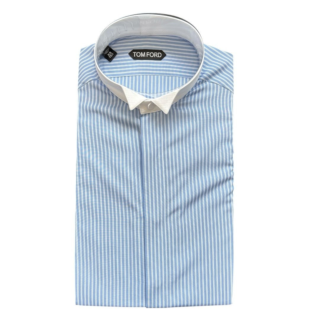 [Tom Ford] Shirts Long Sleeve FW26 HFVS05C0037-UWB