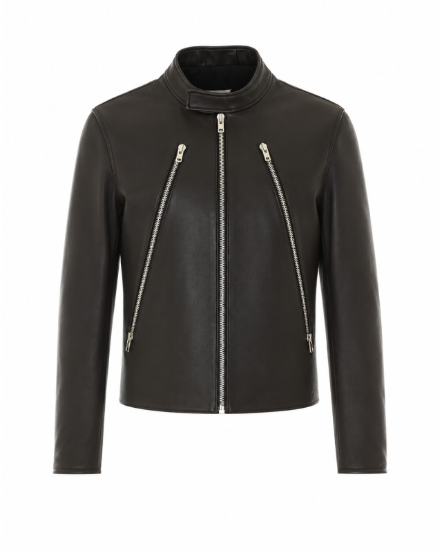 [Maison Margiela] Leather Jacket FW26 S50AM0489SY1460900