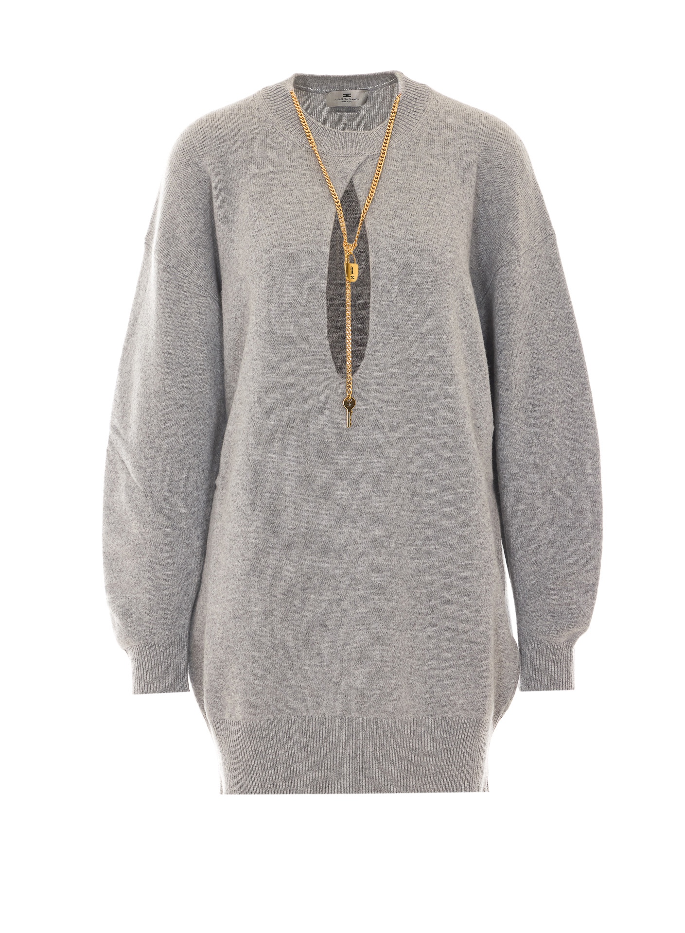 [ELISABETTA FRANCHI] Long sleeve dress FW26 AM23T66E2431