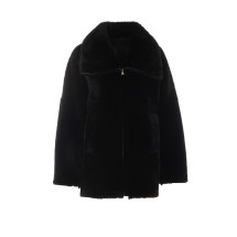 [Blancha] Fur Jacket FW26 26100302NERO