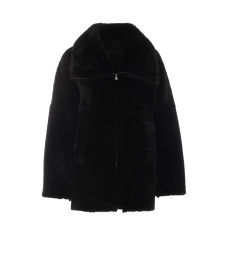 [Blancha] Fur Jacket FW26 26100302NERO