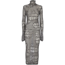 [Dondup] Long sleeve dress FW26 DA564M01043002961