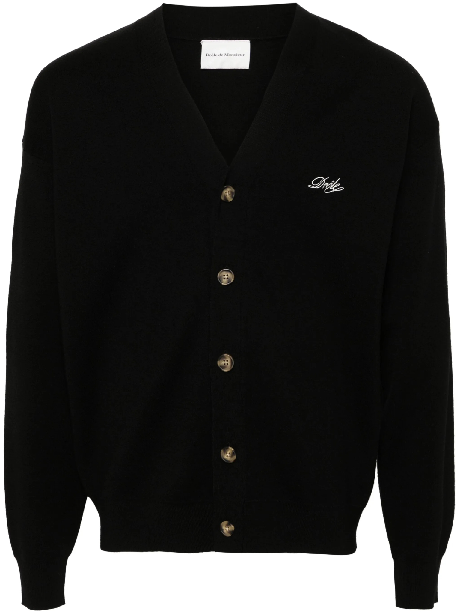 [DROLE DE MONSIEUR] Cardigan FW26 PERMCA123WO007BL