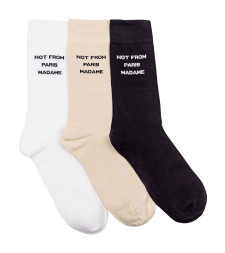[DROLE DE MONSIEUR] Socks FW26 PERMSK101CO024MC
