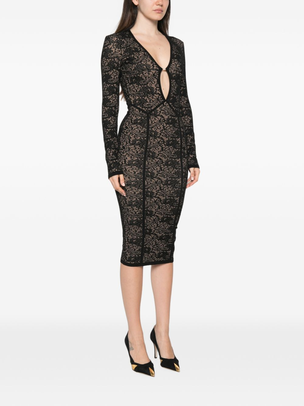 [ELISABETTA FRANCHI] Long sleeve dress FW26 AM26Q66E2FR9