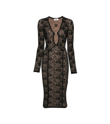 [ELISABETTA FRANCHI] Long sleeve dress FW26 AM26Q66E2FR9