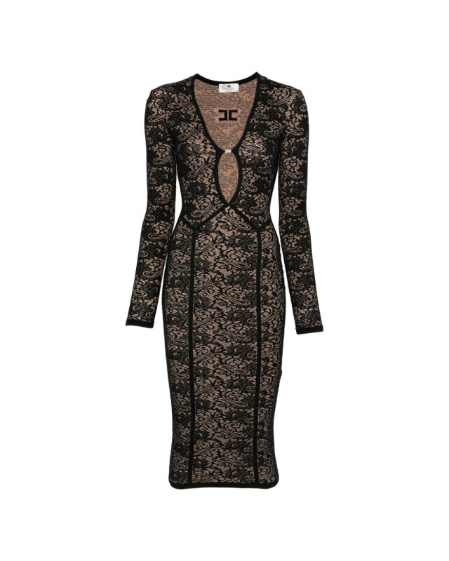 [ELISABETTA FRANCHI] Long sleeve dress FW26 AM26Q66E2FR9