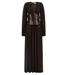 [ELISABETTA FRANCHI] Long sleeve dress FW26 ABR1566E2EV9