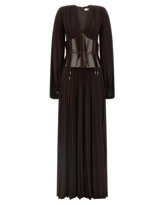 [ELISABETTA FRANCHI] Long sleeve dress FW26 ABR1566E2EV9