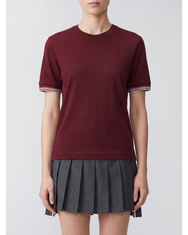 [Thom Browne] T-shirts Short Sleeve FW26 FJS232AJ0301 615