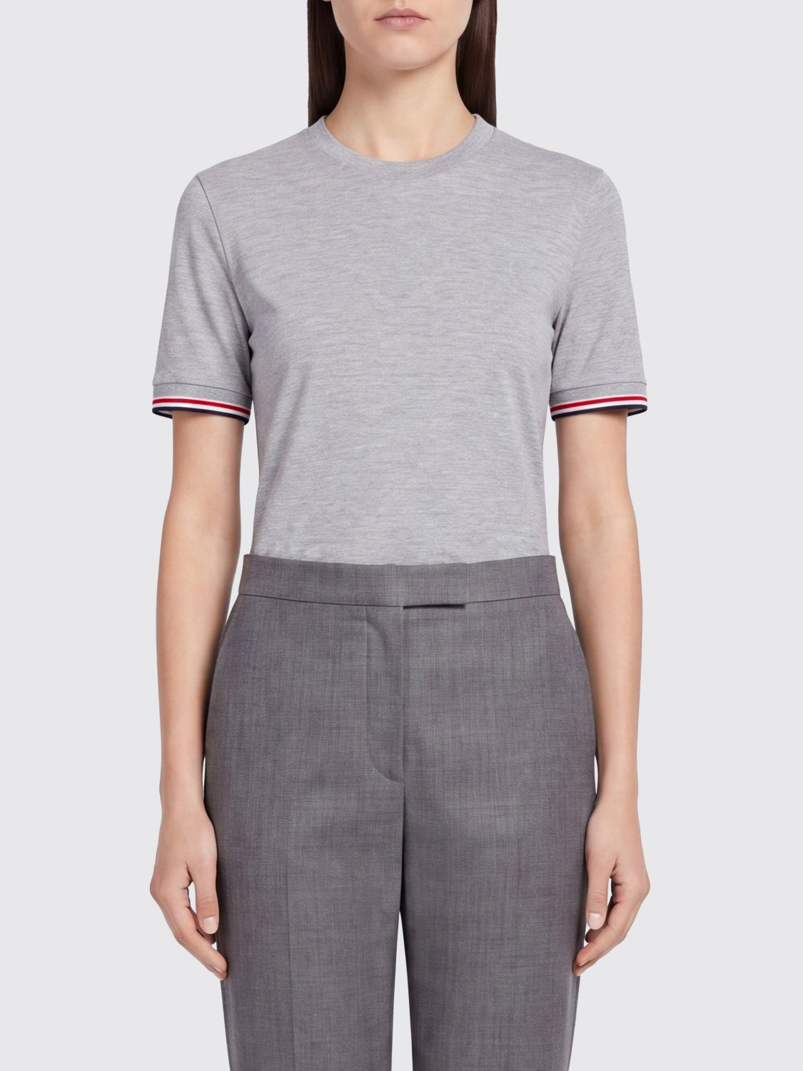 [Thom Browne] T-shirts Short Sleeve FW26 FJS232AJ0301 055