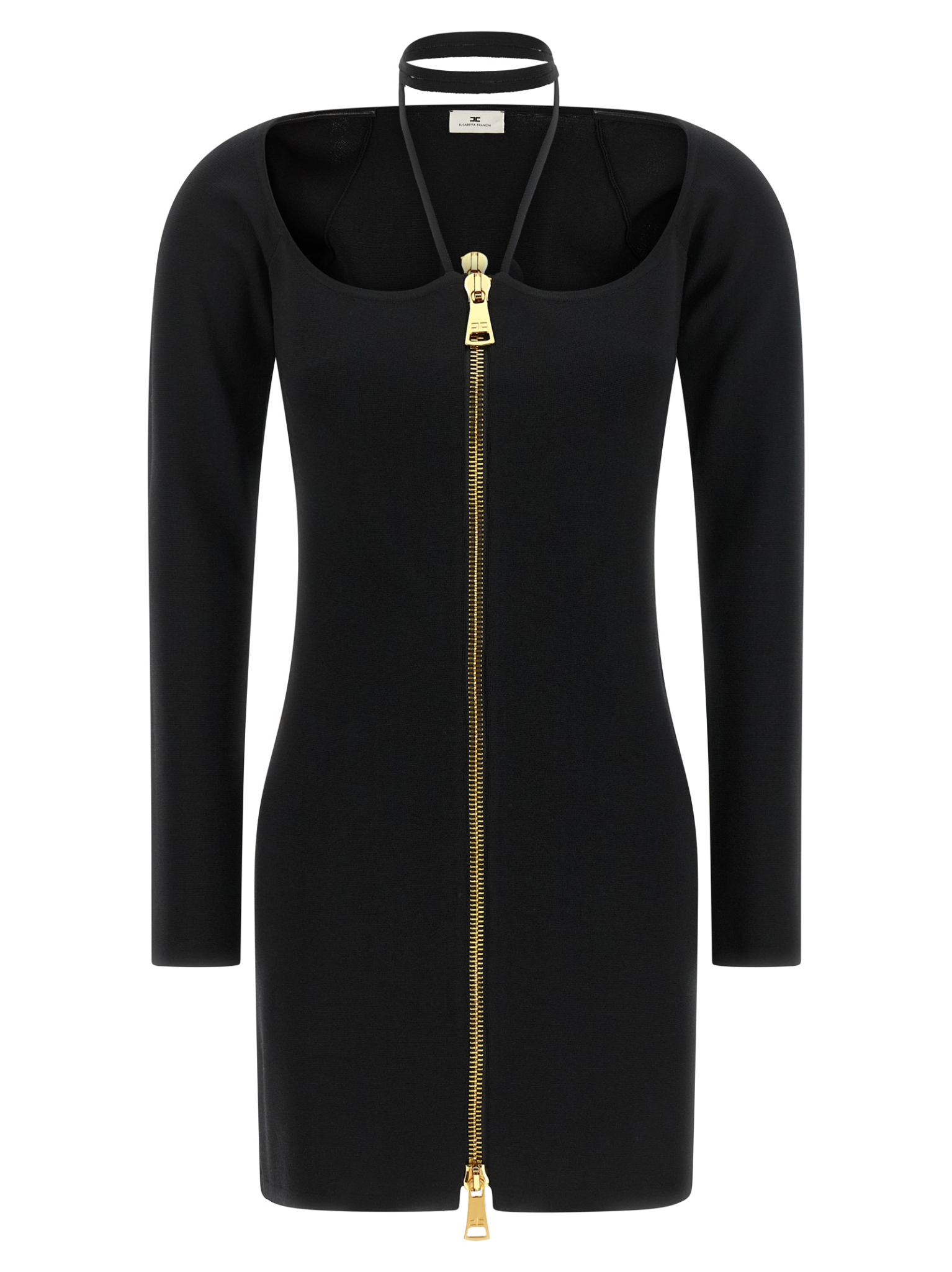 [ELISABETTA FRANCHI] Long sleeve dress FW26 AM06B66E2110