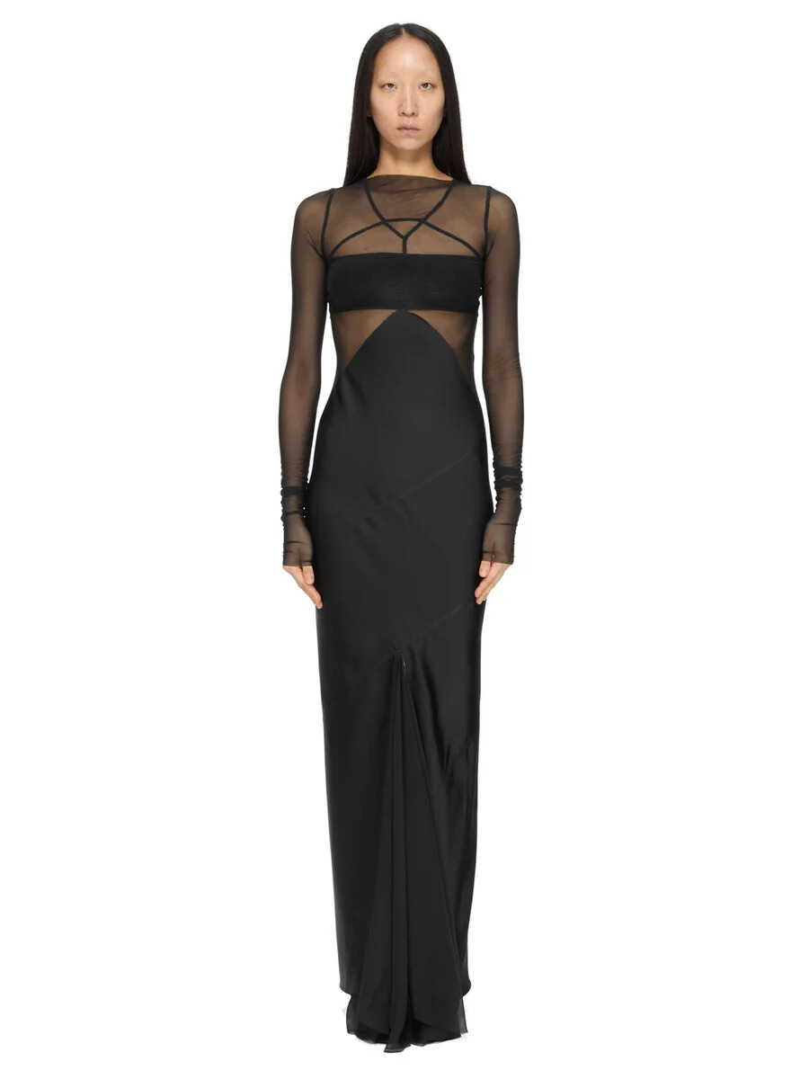 [Rick Owens] Long sleeve dress FW26 RP02F5578TUSCHS09