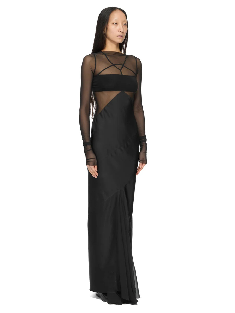 [Rick Owens] Long sleeve dress FW26 RP02F5578TUSCHS09