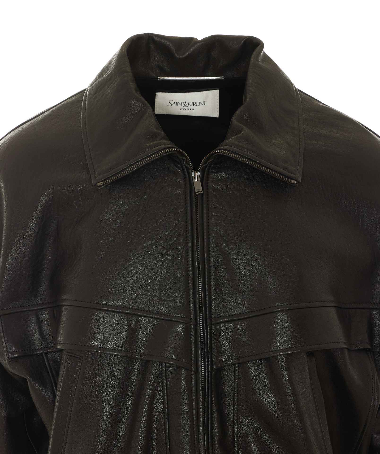 [Saint Laurent] Leather Jacket FW26 847967YCNF21000