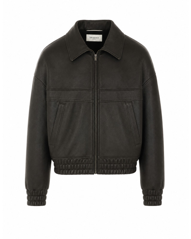 [Saint Laurent] Leather Jacket FW26 847967YCNF21000