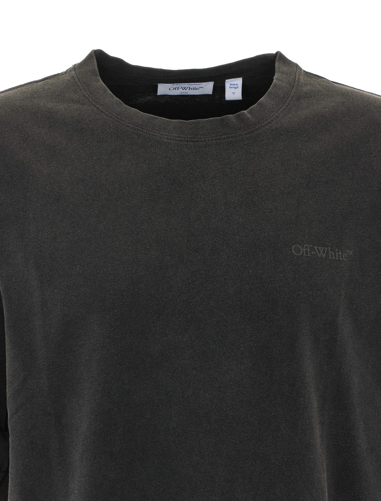 [Off White] T-shirts Short Sleeve FW26 OMAA120F26JER00W001