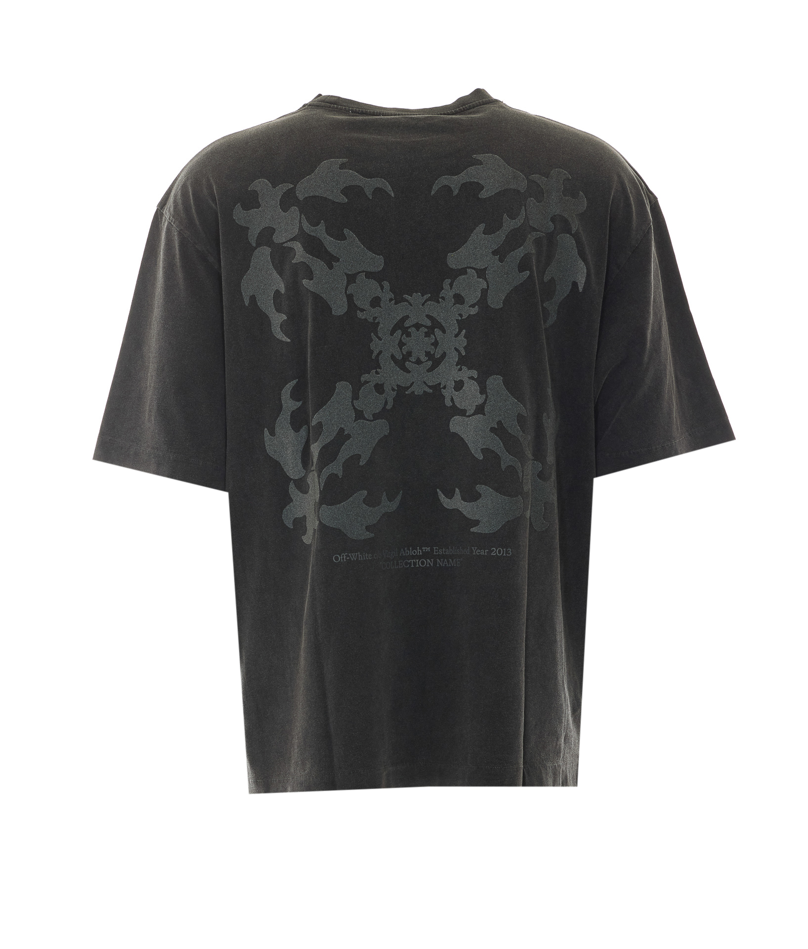[Off White] T-shirts Short Sleeve FW26 OMAA120F26JER00W001