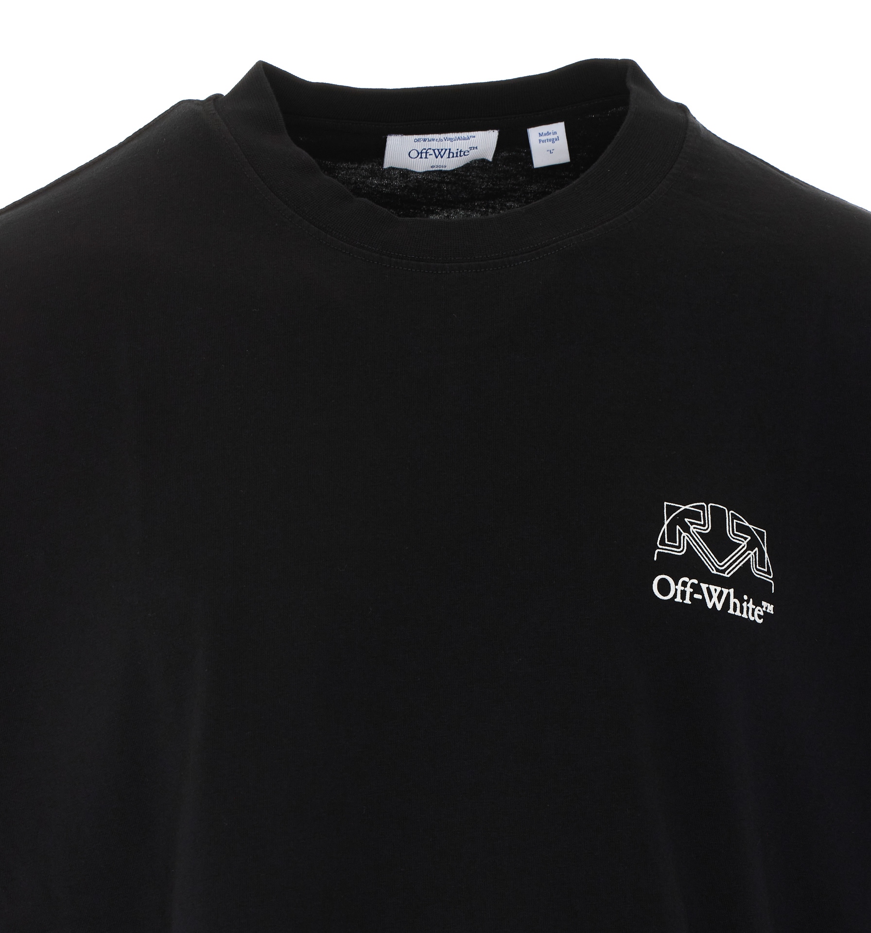 [Off White] T-shirts Short Sleeve FW26 OMAA120F26JER01E001