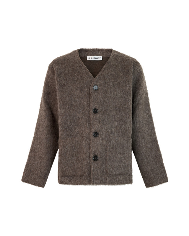 [Our Legacy] Cardigan FW26 M2266CM_MOLEGREYHAIRYWOOL