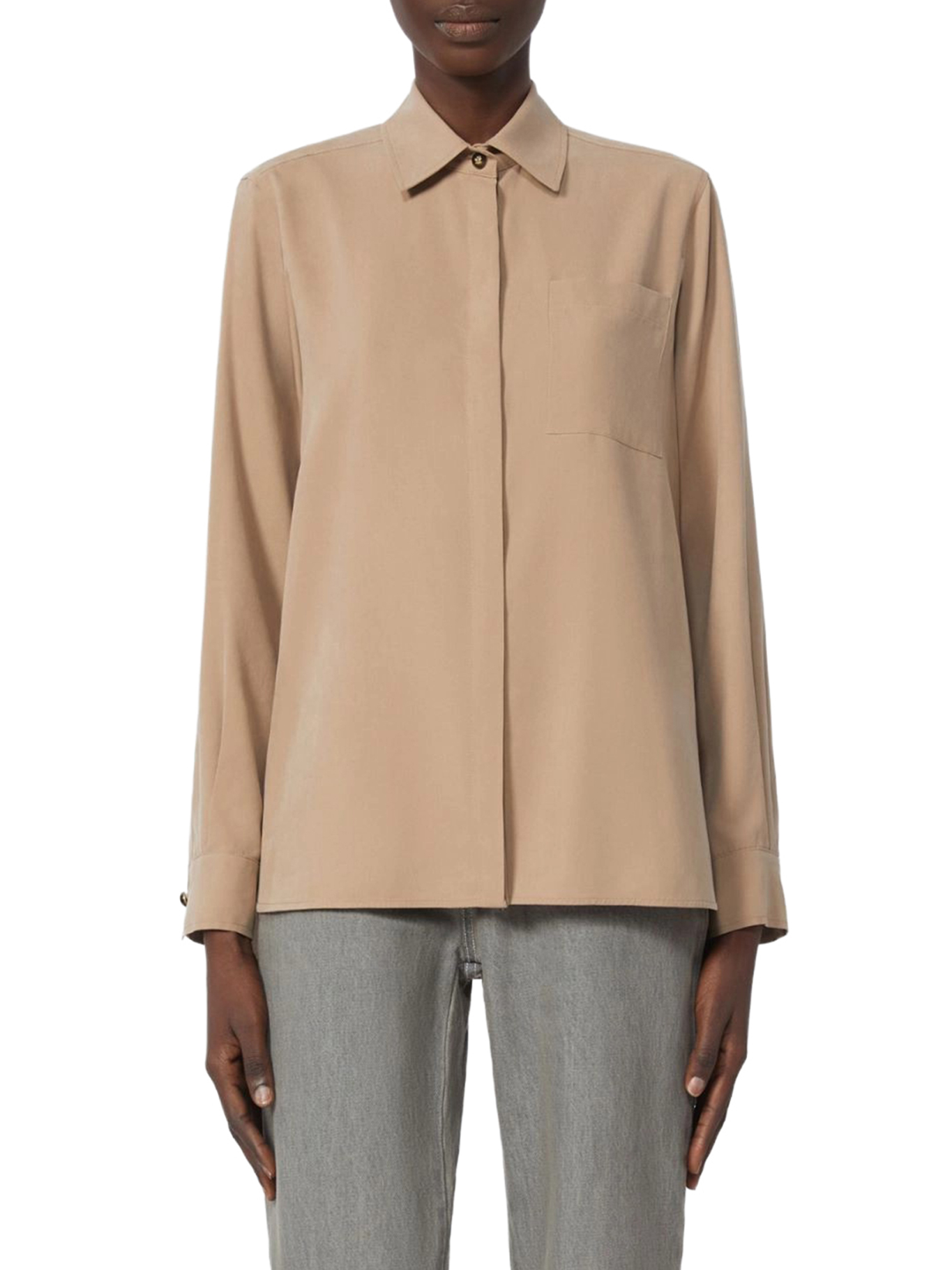 [Max Mara] Shirts Long Sleeve SS26 2611111151600016 NOCCIOLA