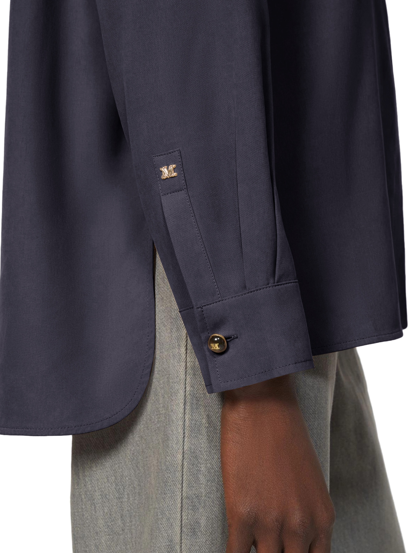 [Max Mara] Shirts Long Sleeve SS26 2611111151600010 BLUE MARINO