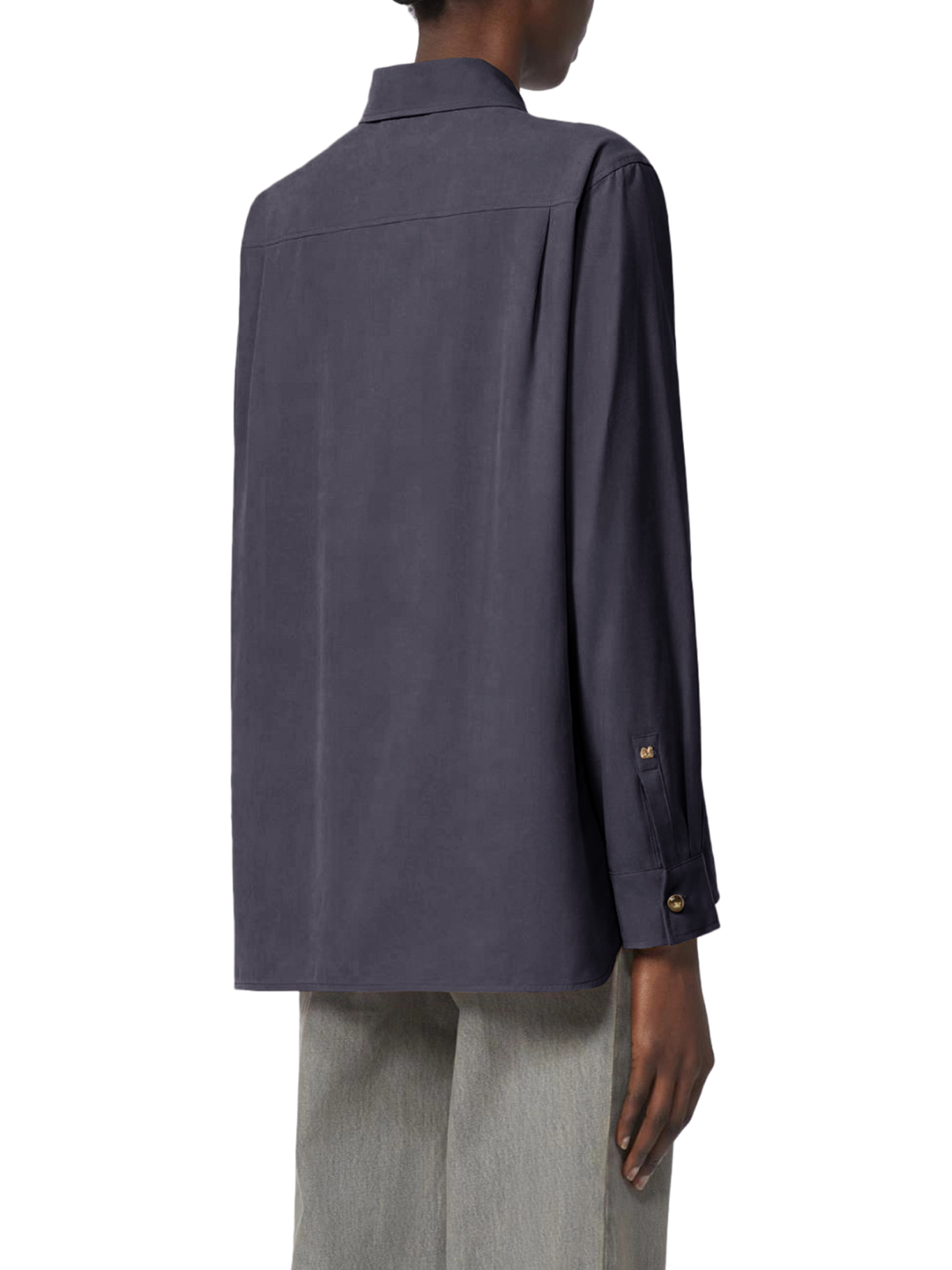 [Max Mara] Shirts Long Sleeve SS26 2611111151600010 BLUE MARINO