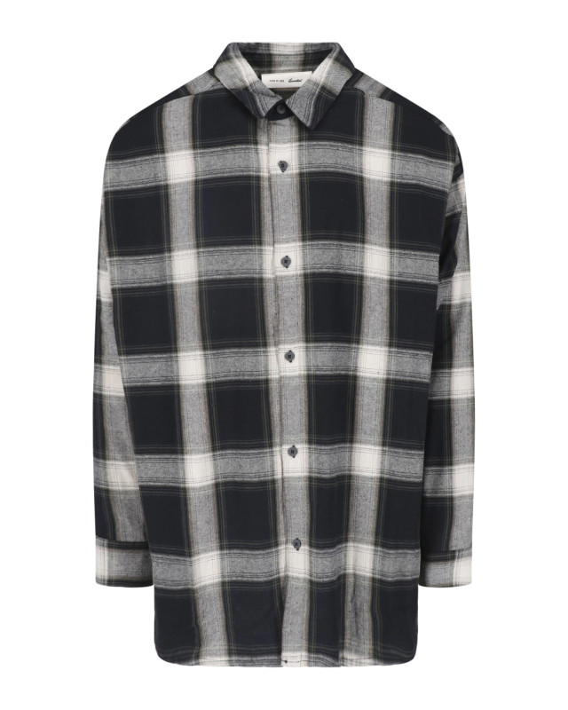 [Fear of God] Shirts Long Sleeve SS26 RW00308IRON GREY PLAID