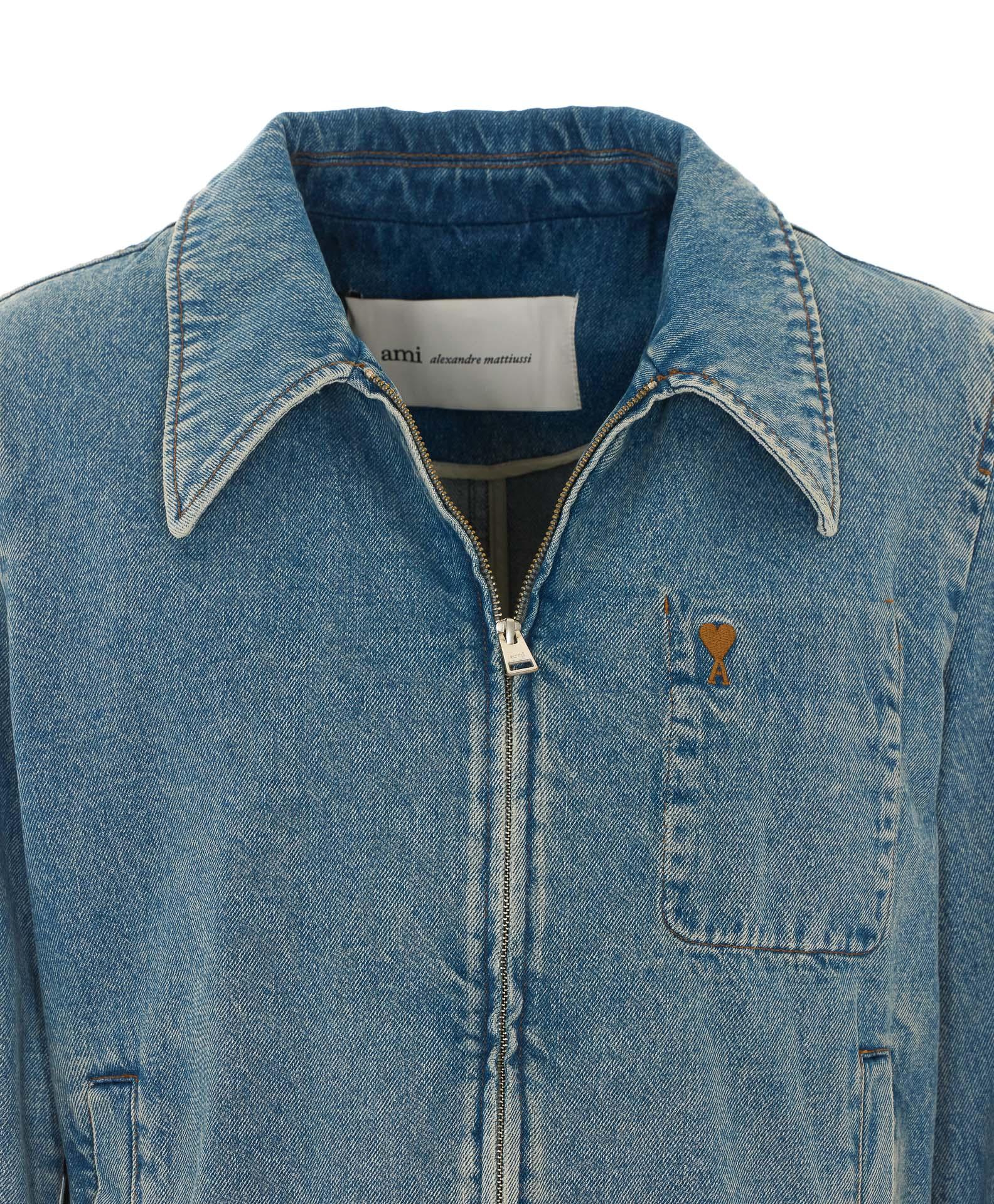 [AMI ALEXANDRE MATTIUSSI] Denim jacket FW26 HJK835DE0046480
