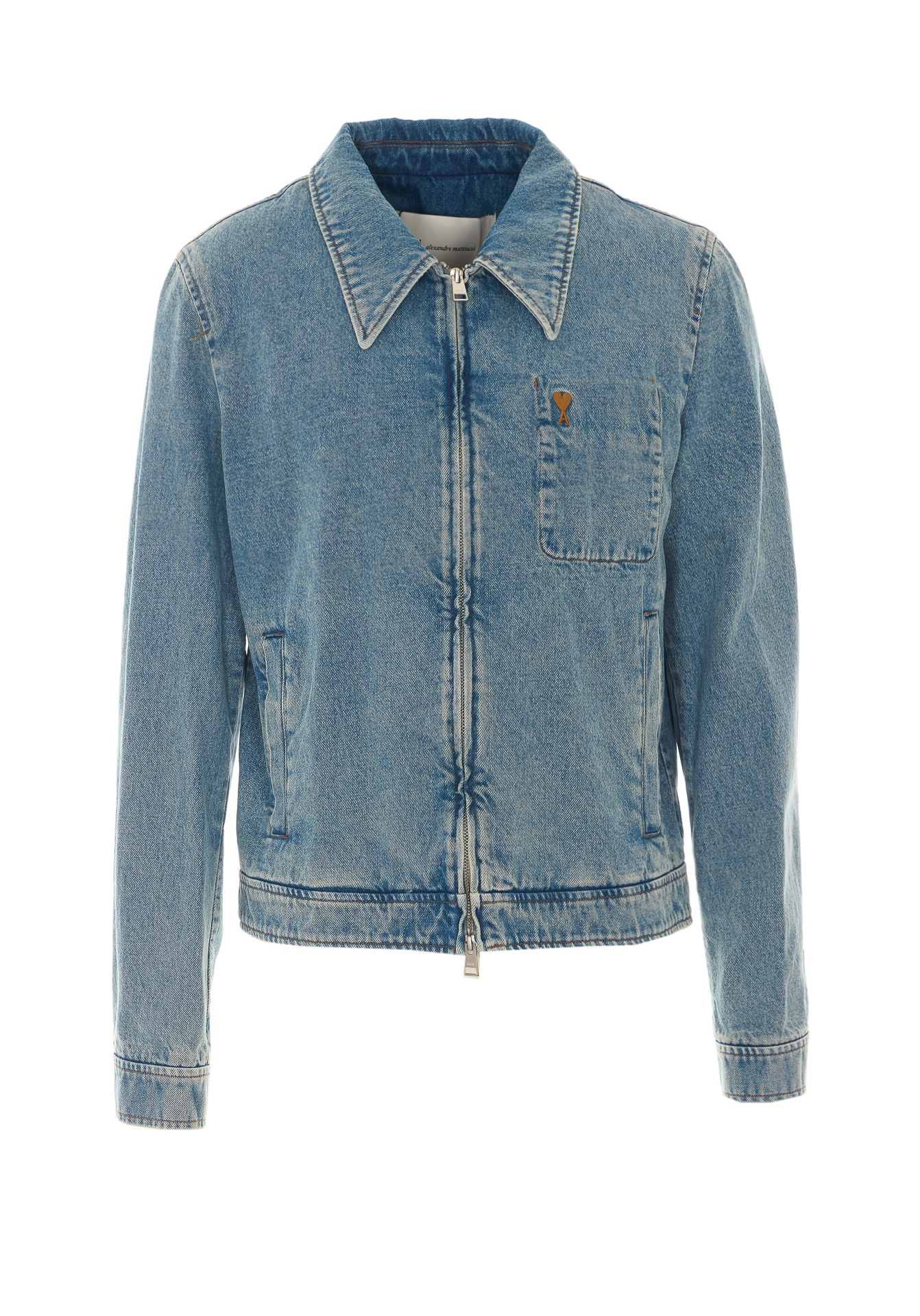 [AMI ALEXANDRE MATTIUSSI] Denim jacket FW26 HJK835DE0046480