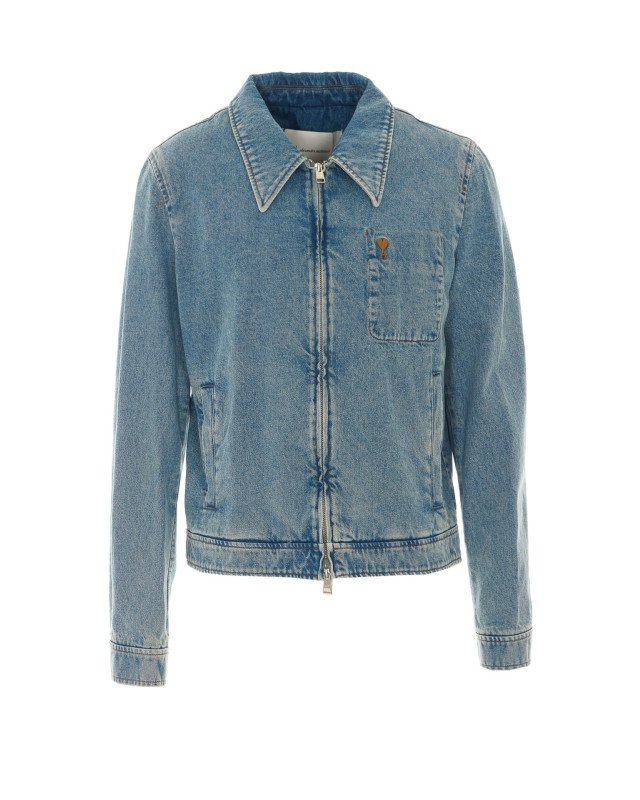 [AMI ALEXANDRE MATTIUSSI] Denim jacket FW26 HJK835DE0046480