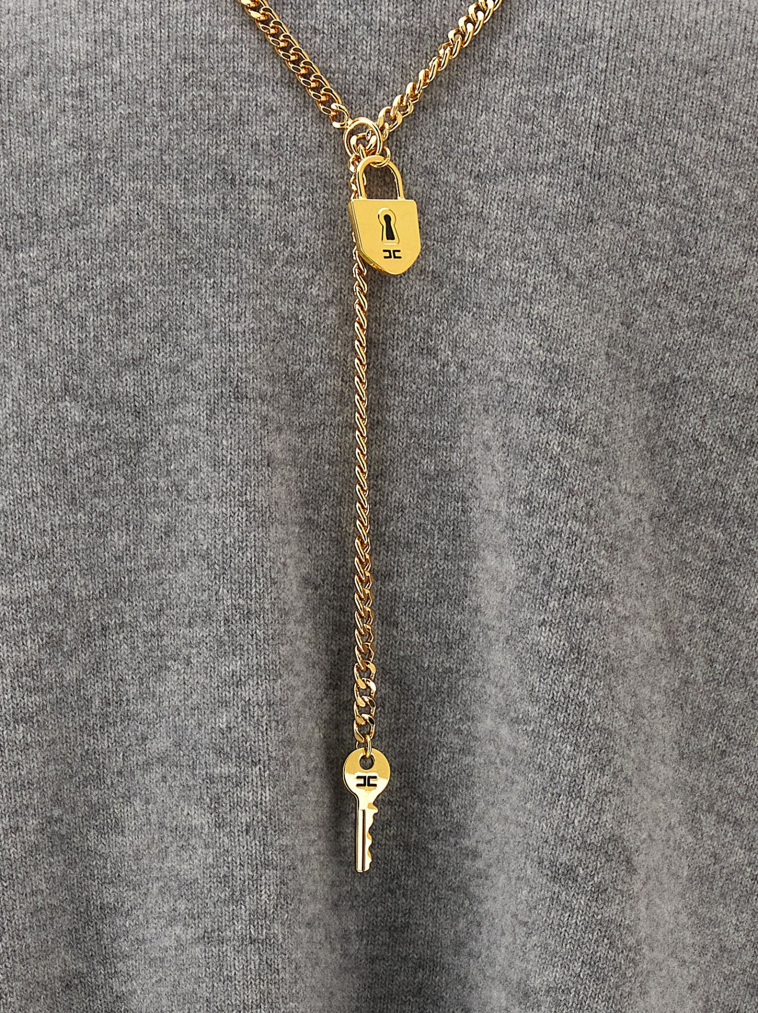 [ELISABETTA FRANCHI] Long sleeve dress FW26 AM23T66E2431