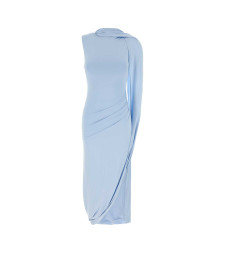 [SELF PORTRAIT] Long sleeve dress FW26 PF26054XABL BLUE