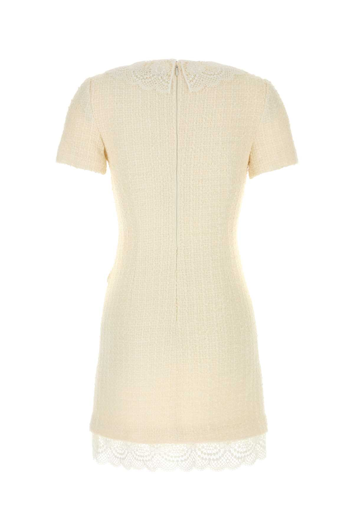 [SELF PORTRAIT] Short sleeve dress FW26 PF26002SBC CREAM