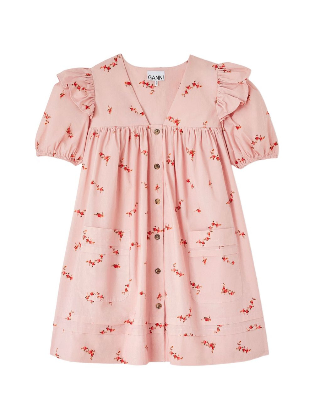 [GANNI] Short sleeve dress FW26 A1030603499