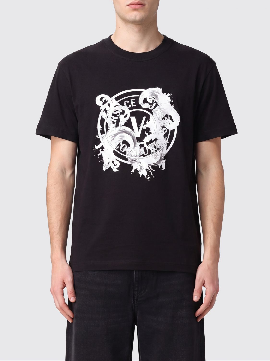 [VERSACE JEANS COUTURE] T-shirts Short Sleeve SS26 80GAHE01CJ00E 899
