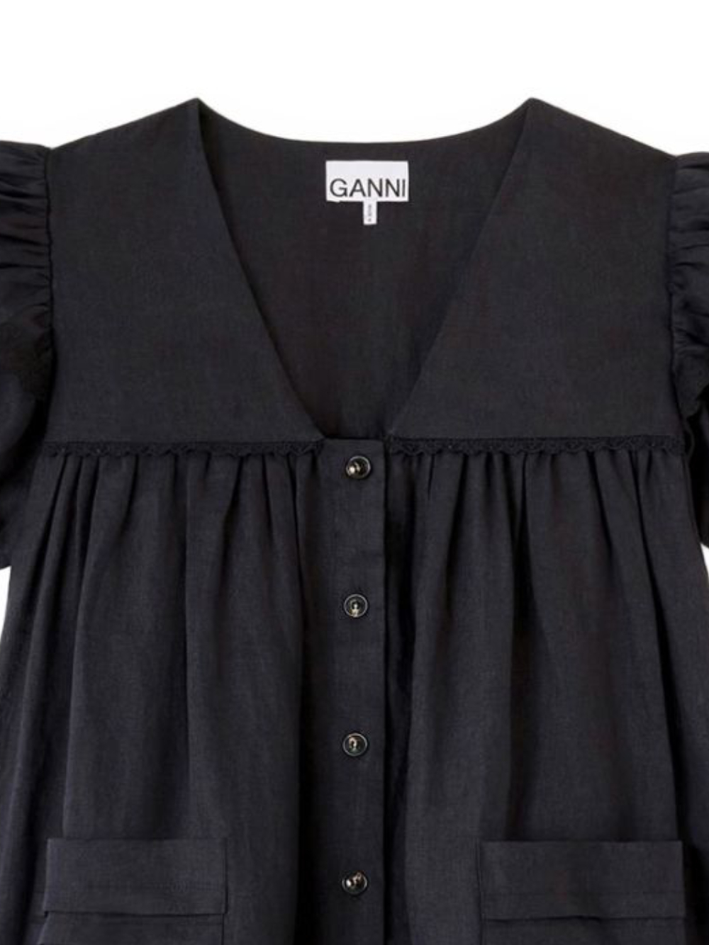 [GANNI] Short sleeve dress FW26 A1030577099