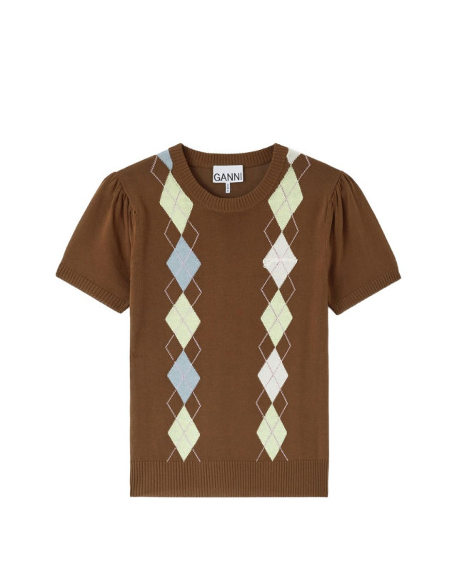 [GANNI] T-shirts Short Sleeve FW26 A104029505H
