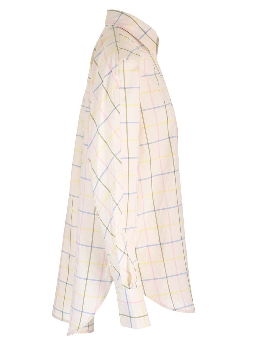 [TOTEME] Shirts Long Sleeve FW24 243-WRT2522-FB0203SUMMER WINDOWPANE P192