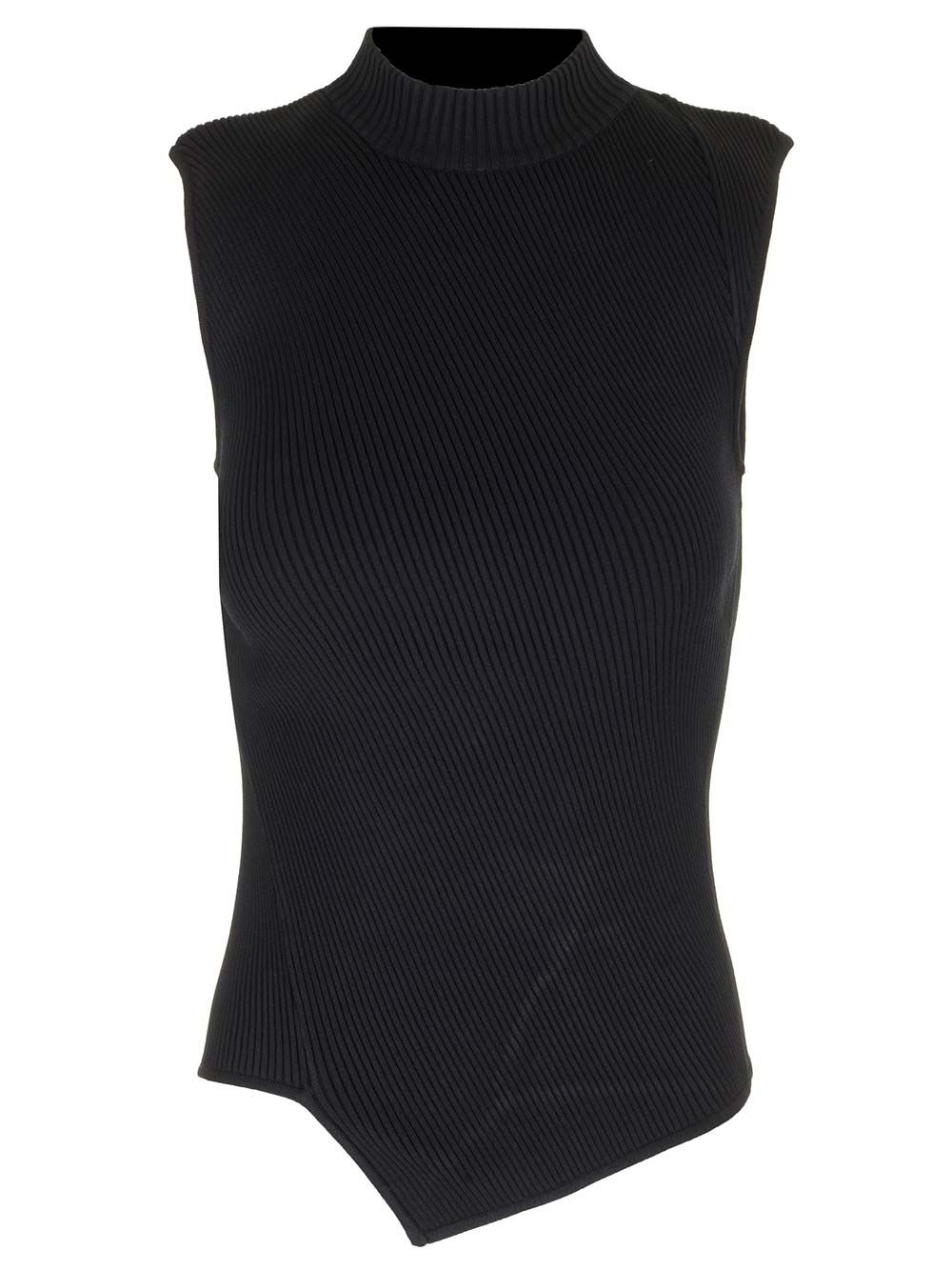 [TOTEME] Tank top FW24 243-WRT0336-YA0089BLACK 001