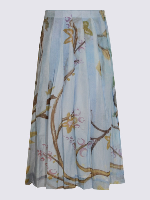 [TALKING WALLS] Long skirt SS26 TW2253KWS6MATISOLA BLU