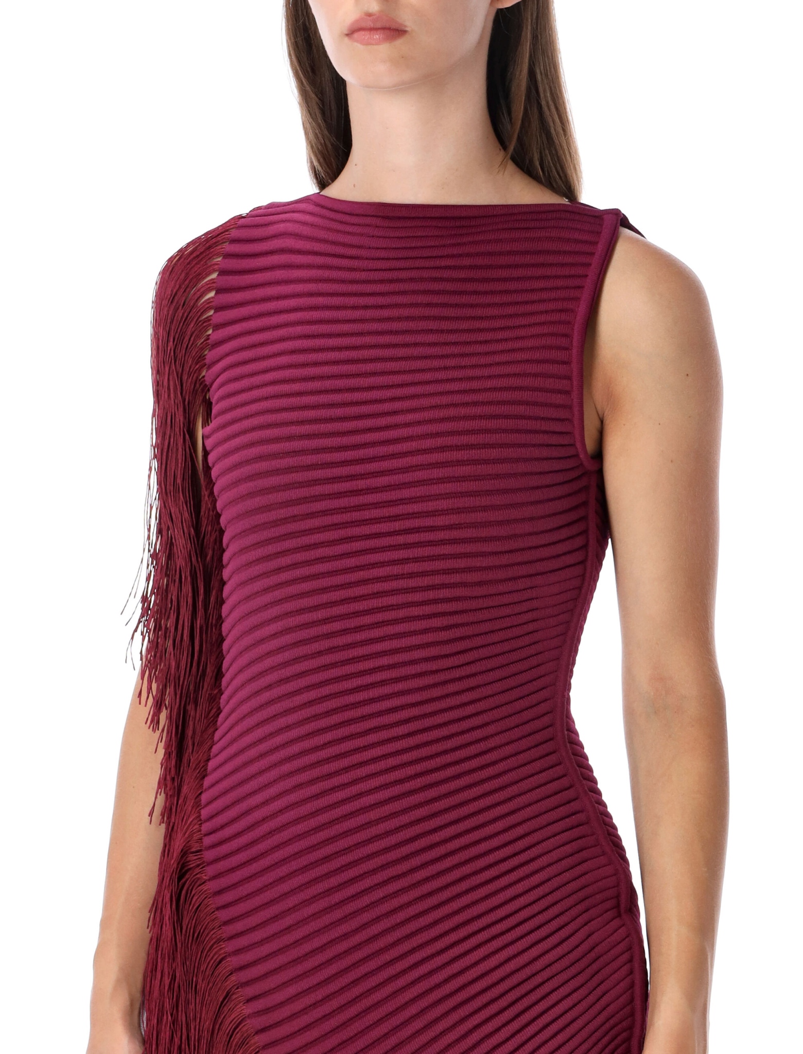 [Alaia] Sleeveless dress FW26 AA9R3097K217D342