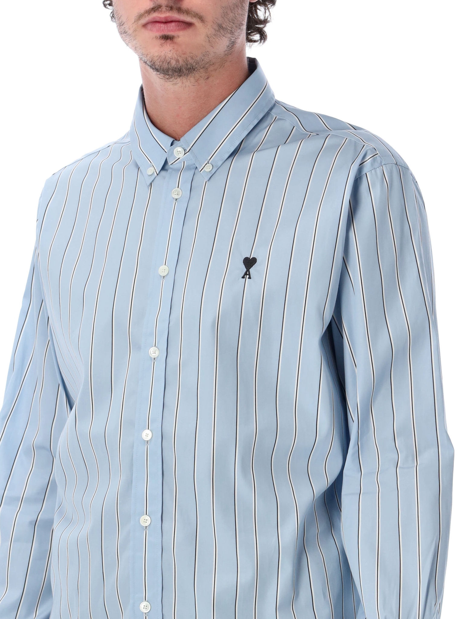 [Ami Paris] Shirts Long Sleeve FW26 USH878CO0249A232