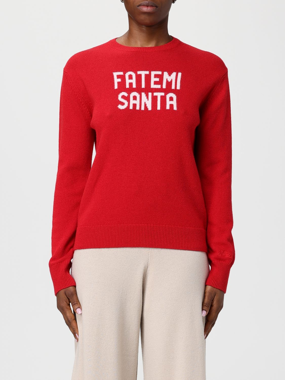 [MC2 Saint Barth] Knitwear FW25 QUE0010 FATEMI SANTA 41 00585I