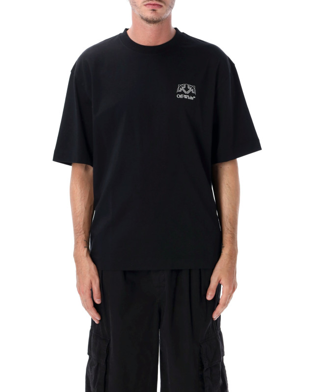 [Off-White] T-shirts Short Sleeve FW26 OMAA120F26JER01E001