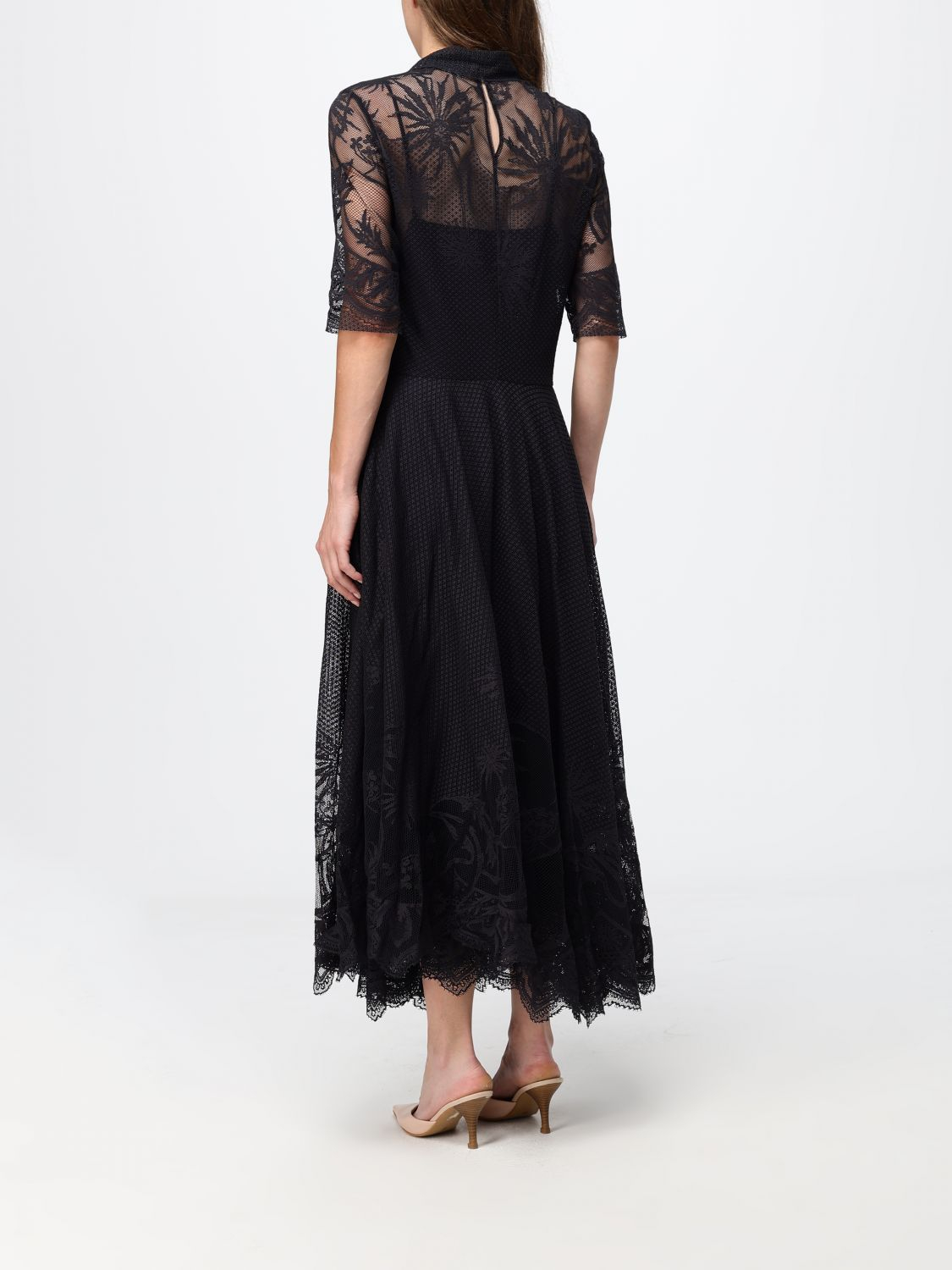 [Fabiana Filippi] Short sleeve dress FW26 ABD216F141M343 BLU NOTTE