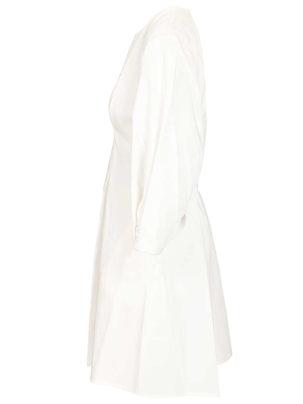 [TOTEME] Long sleeve dress SS26 262-WRD0336-FB0490047