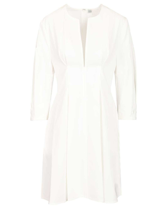 [TOTEME] Long sleeve dress SS26 262-WRD0336-FB0490047